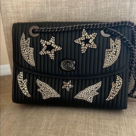 Coach Handbags - Coach Limited Edition PARKER Black and Rhinestone AMAZING COLLECTOR’S BAG!!!